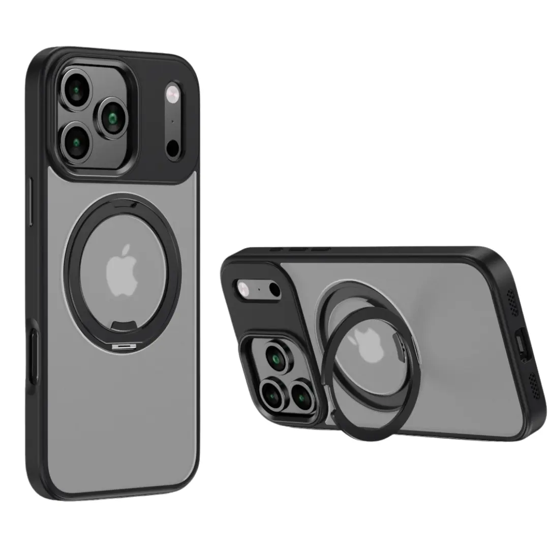 iPhone 14 Pro Max 360 Kickstand Case Black